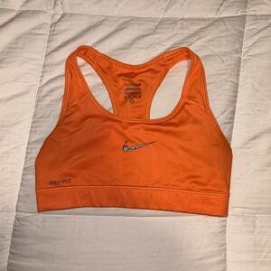 Nike Dri-FIT Orange Sports Bra